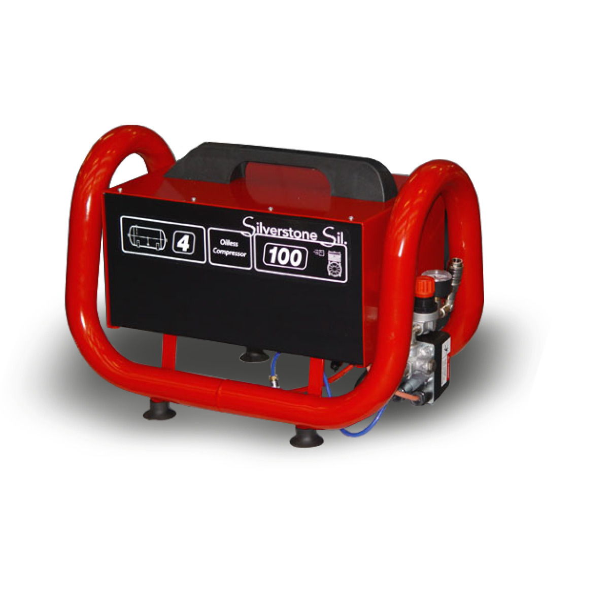 Kompressor SILVERSTONE SILENCED - ölfrei - leise Ausführung